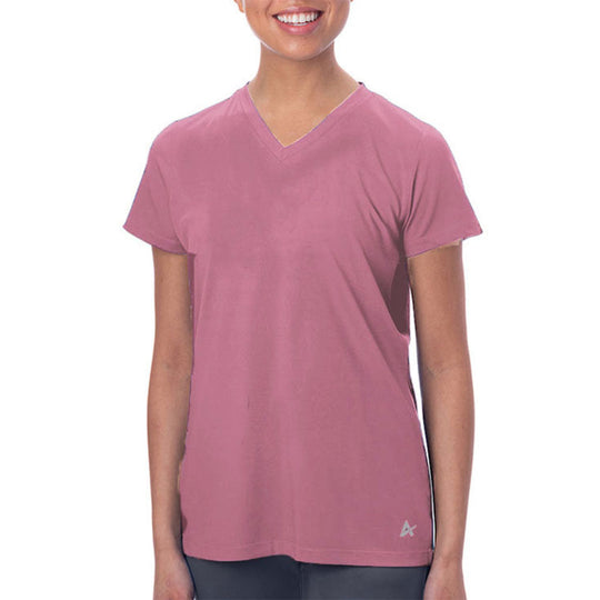 T-shirt rafraîchissant col V femme — La chaleur ne gagne plus