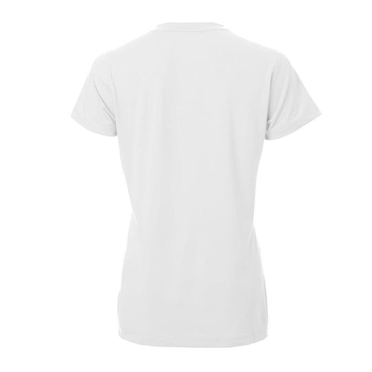 T-shirt rafraîchissant col V femme — La chaleur ne gagne plus
