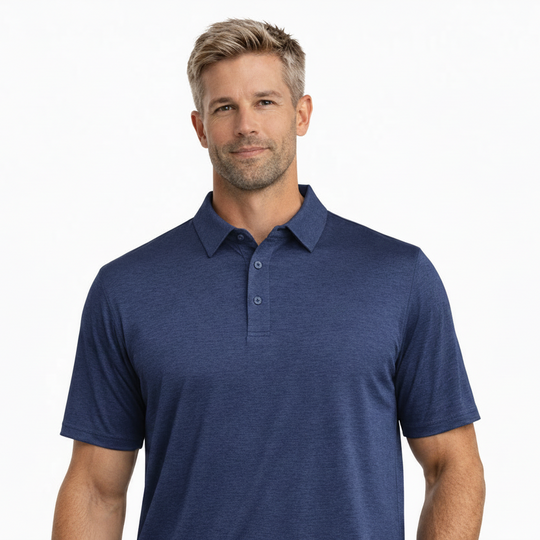 Polo rafraîchissant homme — L'élégance qui ne transpire pas