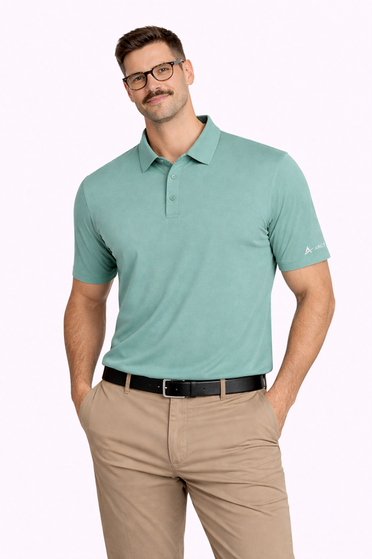 Polo rafraîchissant homme — L'élégance qui ne transpire pas