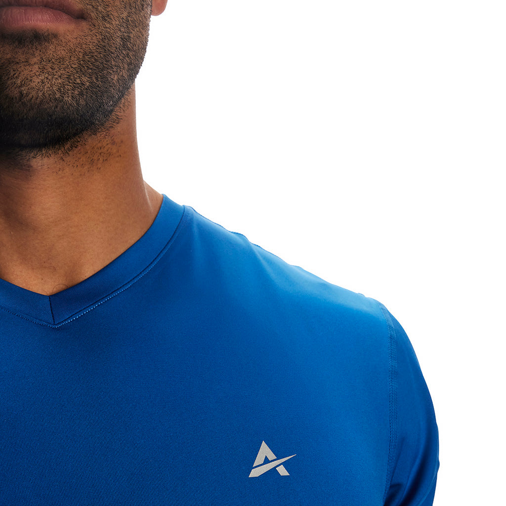 T-shirt rafraîchissant col V homme — Fini le t-shirt qui colle
