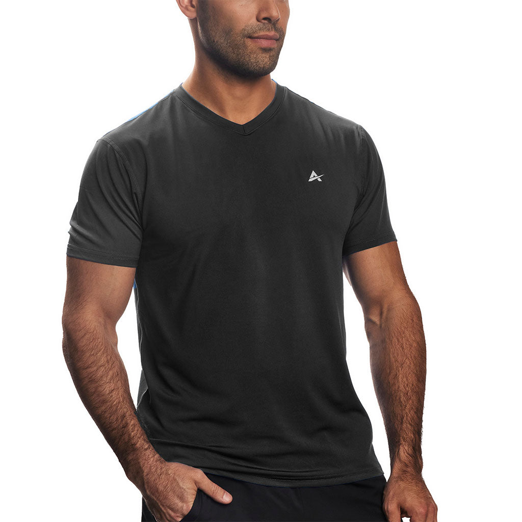 T-shirt rafraîchissant col V homme — Fini le t-shirt qui colle
