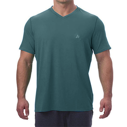 T-shirt rafraîchissant col V homme — Fini le t-shirt qui colle