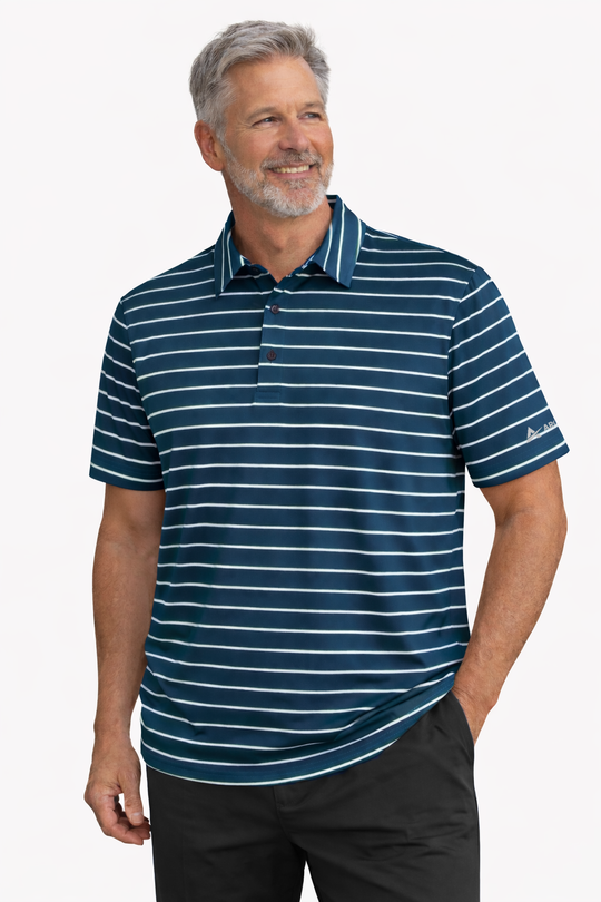 Polo rafraîchissant homme — L'élégance qui ne transpire pas