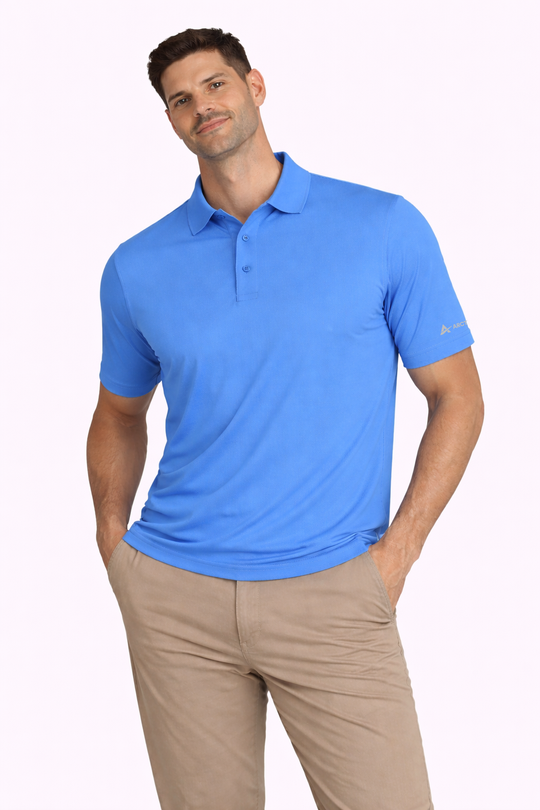 Polo rafraîchissant homme — L'élégance qui ne transpire pas