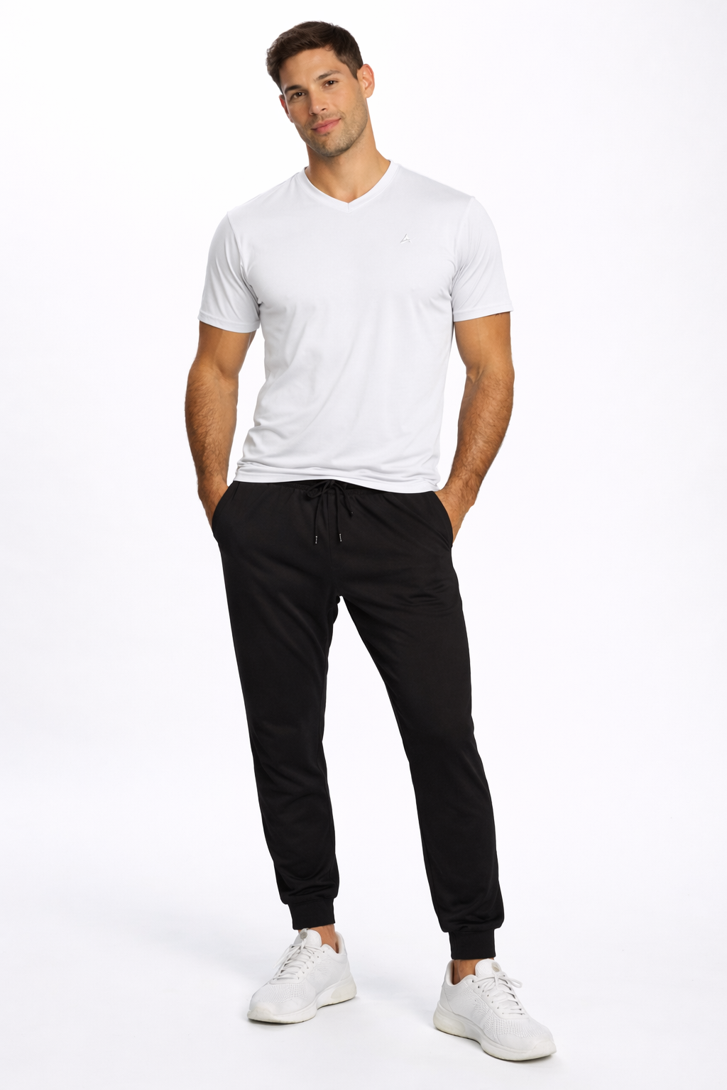 T-shirt rafraîchissant col V homme — Fini le t-shirt qui colle