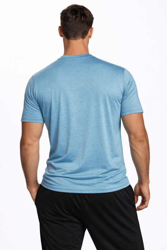 T-shirt rafraîchissant col V homme — Fini le t-shirt qui colle