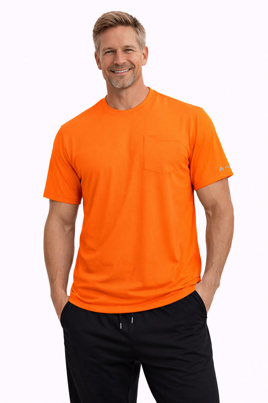 T-shirt rafraîchissant avec poche — Pour ceux qui bossent en plein air