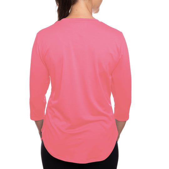 T-shirt rafraîchissant manches 3/4 femme — Ni trop chaud, ni trop froid