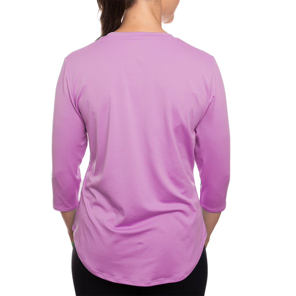 T-shirt rafraîchissant manches 3/4 femme — Ni trop chaud, ni trop froid