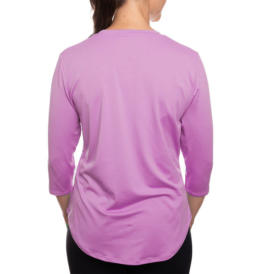 T-shirt rafraîchissant manches 3/4 femme — Ni trop chaud, ni trop froid