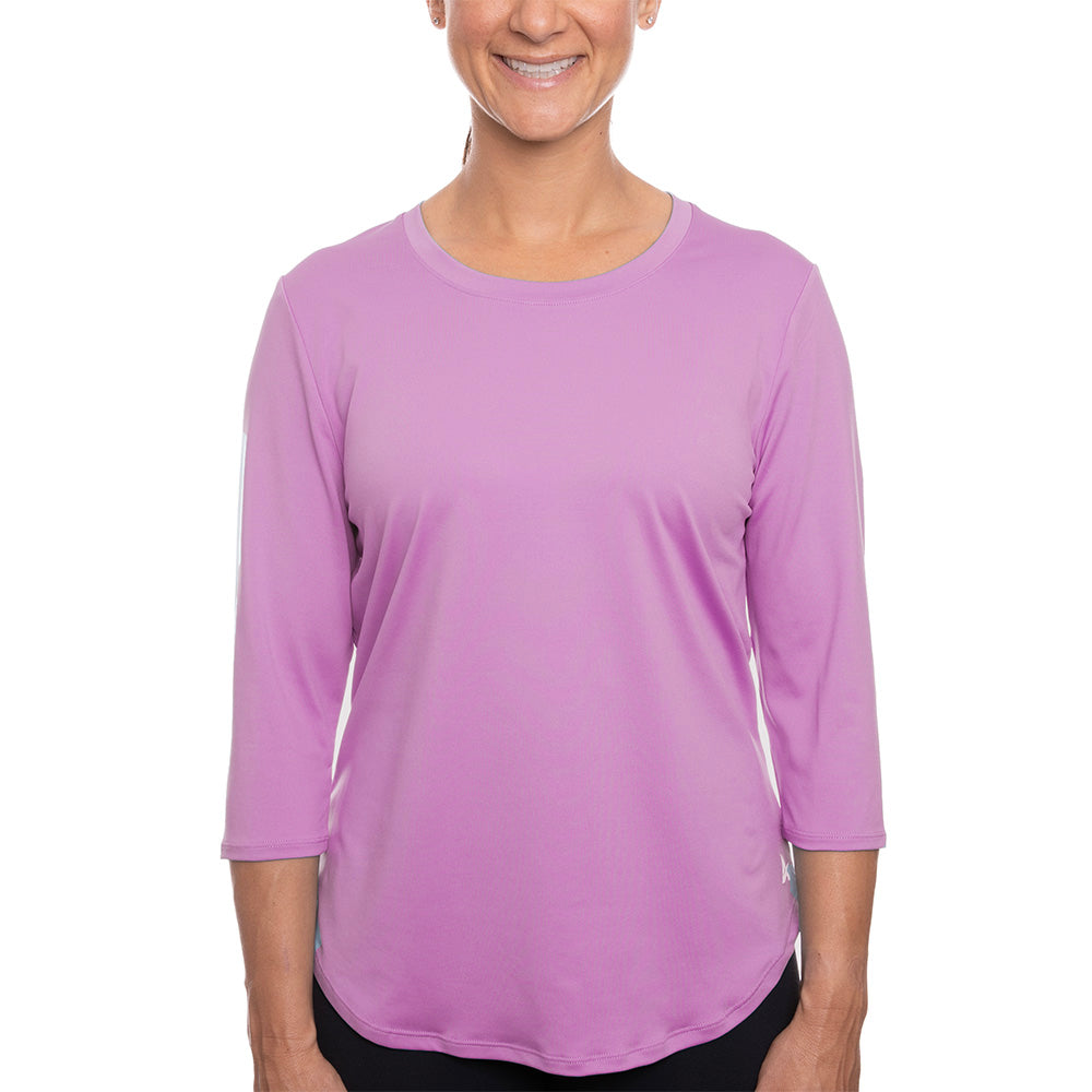 T-shirt rafraîchissant manches 3/4 femme — Ni trop chaud, ni trop froid