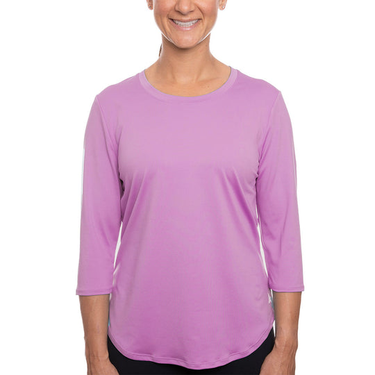T-shirt rafraîchissant manches 3/4 femme — Ni trop chaud, ni trop froid