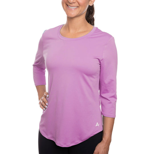 T-shirt rafraîchissant manches 3/4 femme — Ni trop chaud, ni trop froid