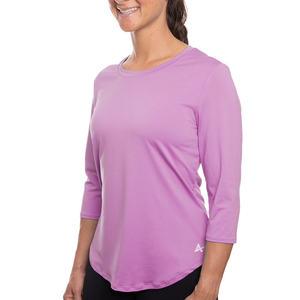 T-shirt rafraîchissant manches 3/4 femme — Ni trop chaud, ni trop froid
