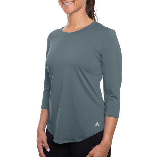 T-shirt rafraîchissant manches 3/4 femme — Ni trop chaud, ni trop froid