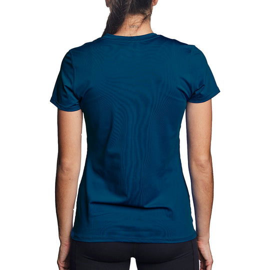 T-shirt rafraîchissant col V femme — La chaleur ne gagne plus