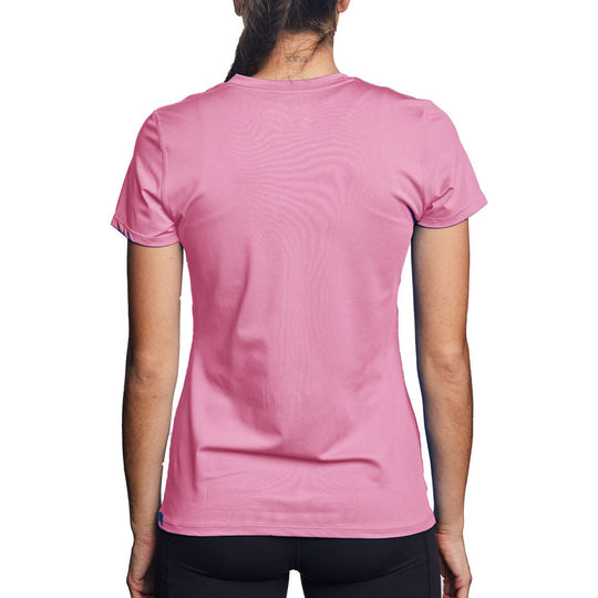 T-shirt rafraîchissant col V femme — La chaleur ne gagne plus