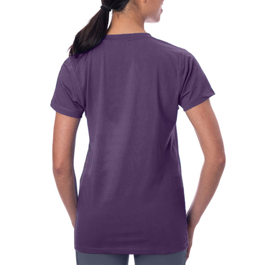 T-shirt rafraîchissant col V femme — La chaleur ne gagne plus