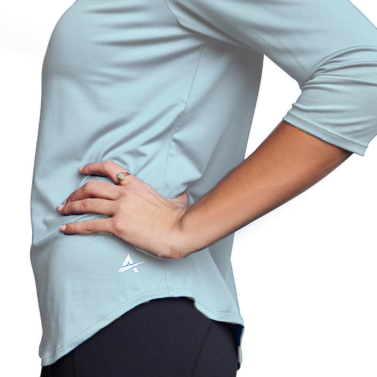 T-shirt rafraîchissant manches 3/4 femme — Ni trop chaud, ni trop froid