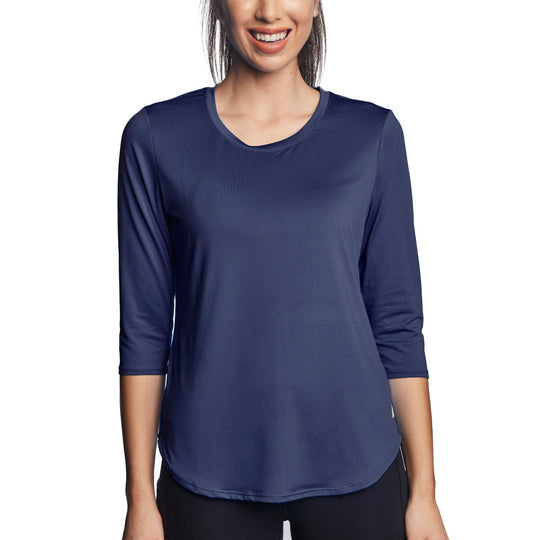 T-shirt rafraîchissant manches 3/4 femme — Ni trop chaud, ni trop froid