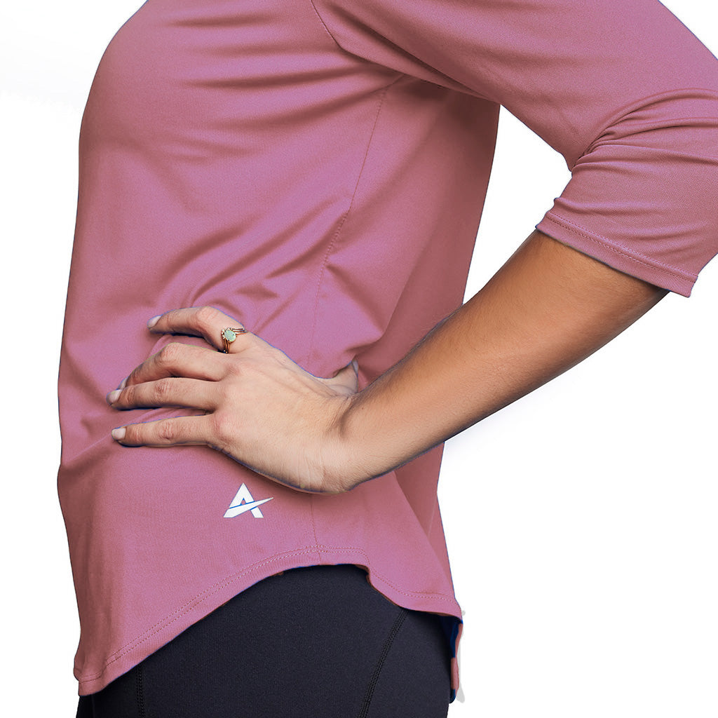 T-shirt rafraîchissant manches 3/4 femme — Ni trop chaud, ni trop froid