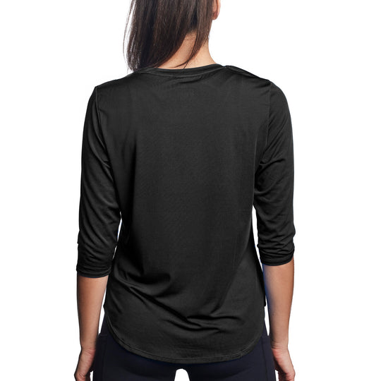 T-shirt rafraîchissant manches 3/4 femme — Ni trop chaud, ni trop froid