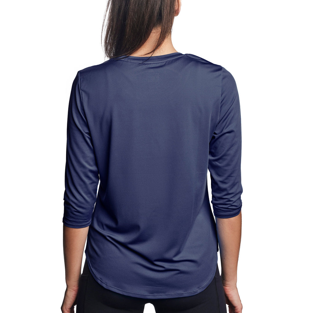 T-shirt rafraîchissant manches 3/4 femme — Ni trop chaud, ni trop froid