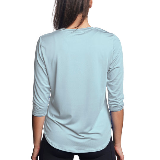 T-shirt rafraîchissant manches 3/4 femme — Ni trop chaud, ni trop froid