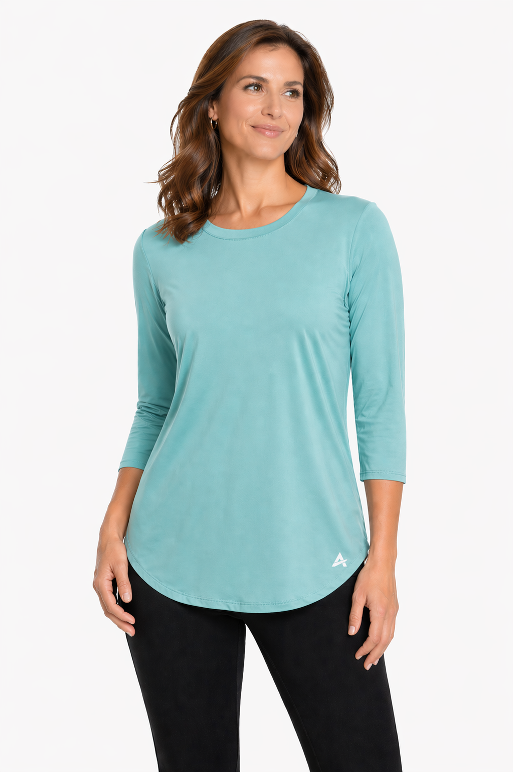 T-shirt rafraîchissant manches 3/4 femme — Ni trop chaud, ni trop froid