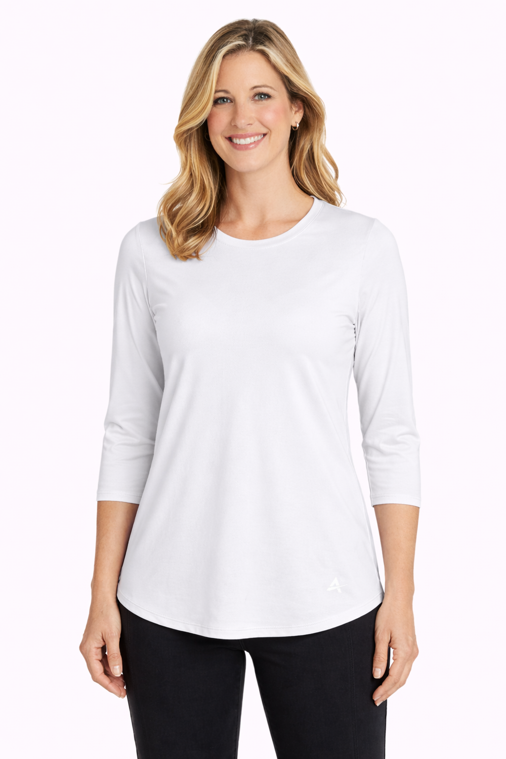 T-shirt rafraîchissant manches 3/4 femme — Ni trop chaud, ni trop froid