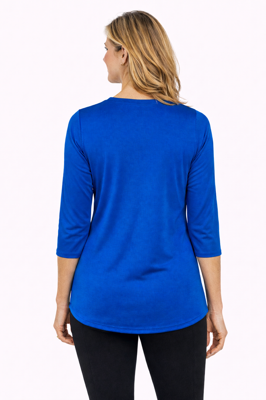T-shirt rafraîchissant manches 3/4 femme — Ni trop chaud, ni trop froid