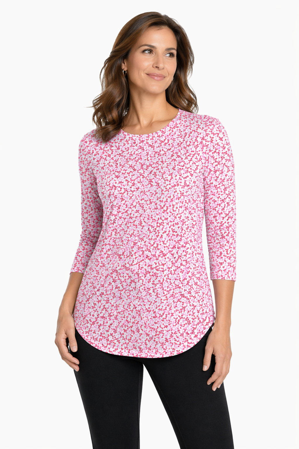 T-shirt rafraîchissant manches 3/4 femme — Ni trop chaud, ni trop froid