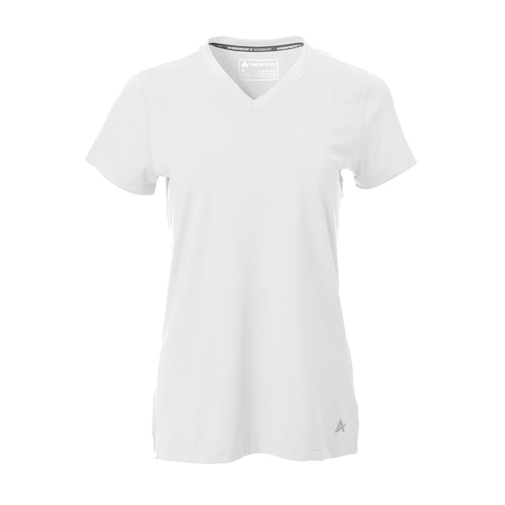 T-shirt rafraîchissant col V femme — La chaleur ne gagne plus