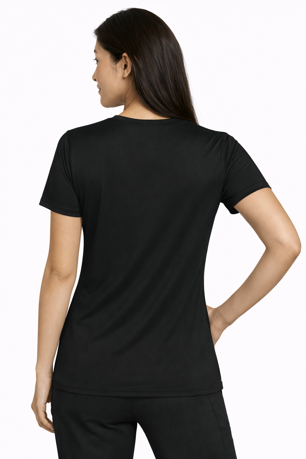 T-shirt rafraîchissant col V femme — La chaleur ne gagne plus