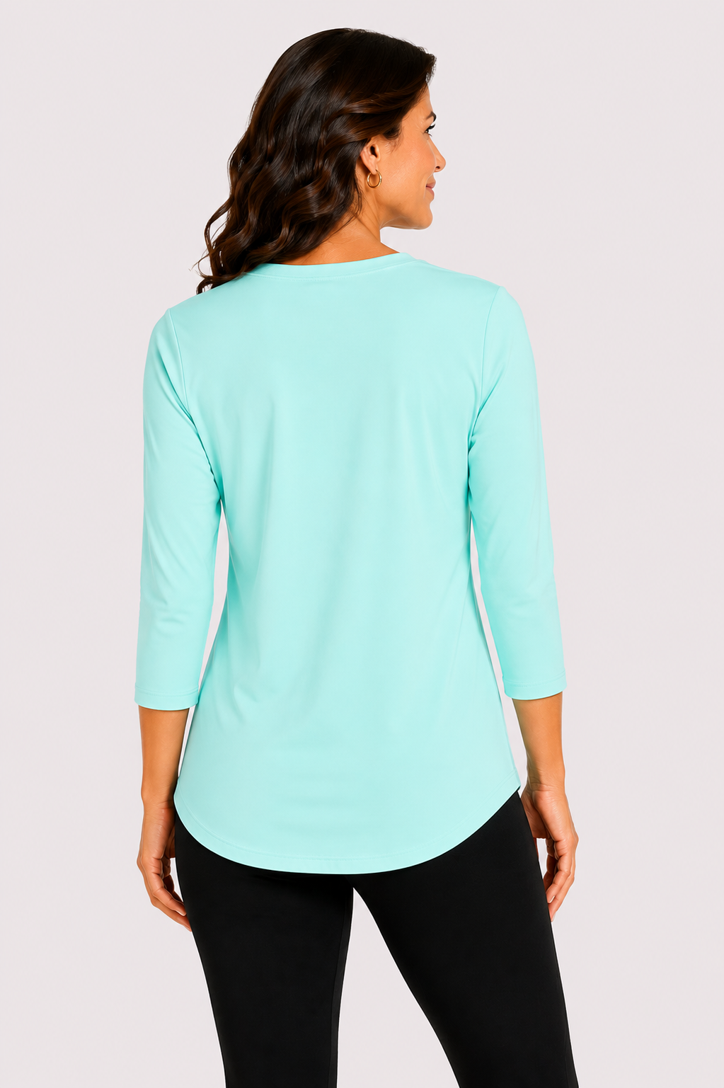 T-shirt rafraîchissant manches 3/4 femme — Ni trop chaud, ni trop froid