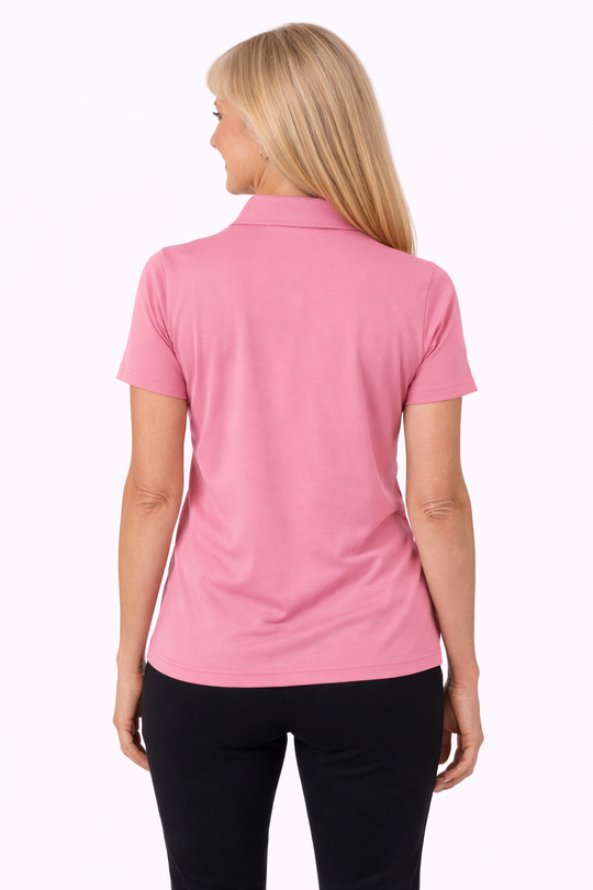 Polo rafraîchissant femme — Look propre, peau au frais