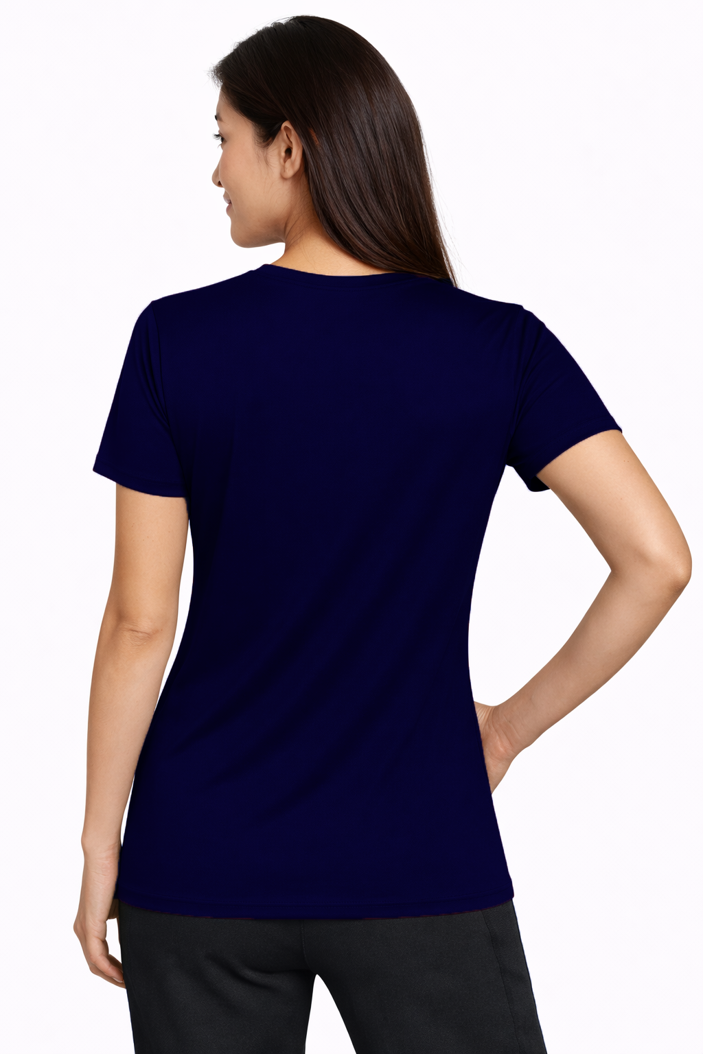 T-shirt rafraîchissant col V femme — La chaleur ne gagne plus
