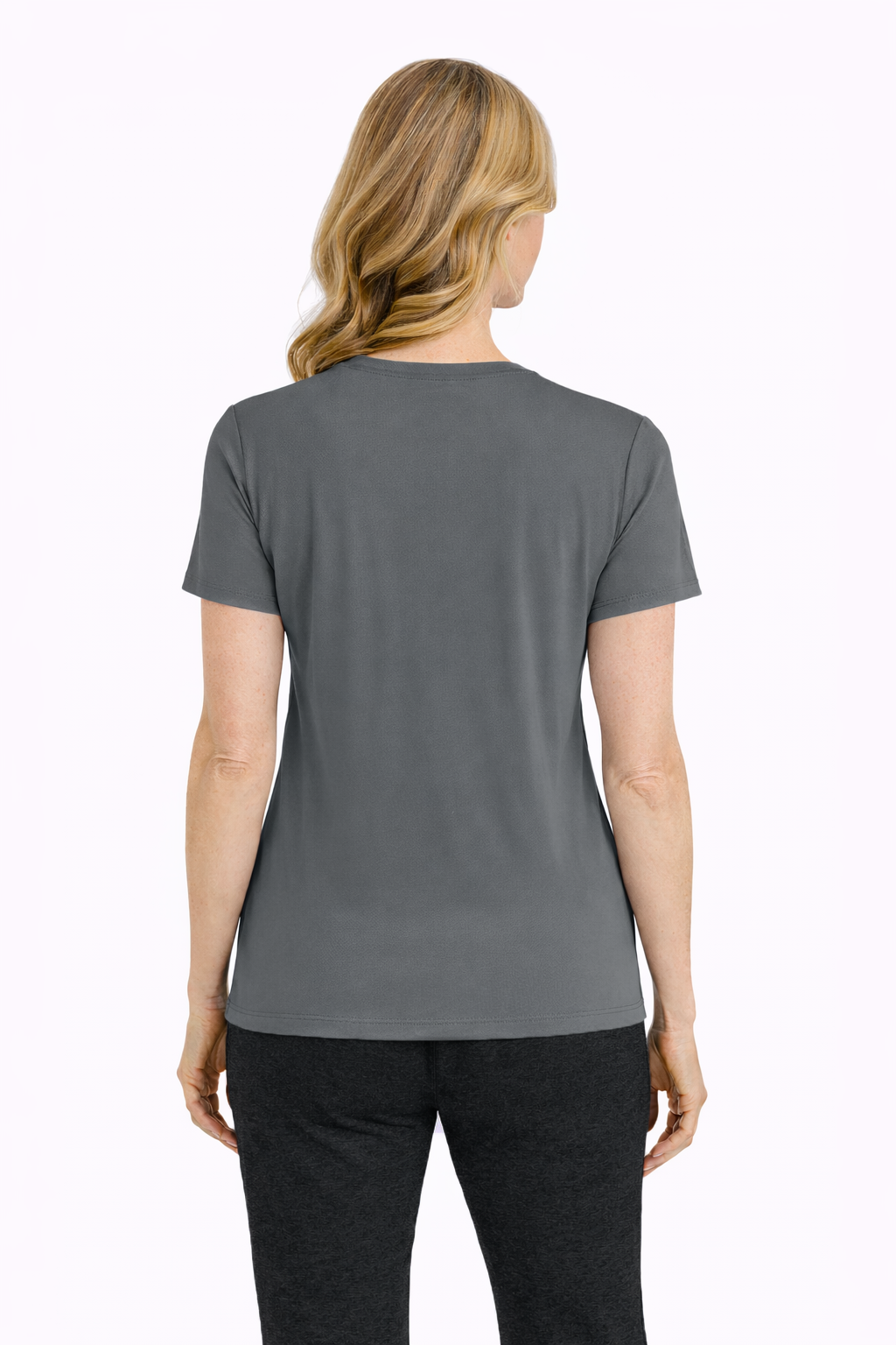 T-shirt rafraîchissant col V femme — La chaleur ne gagne plus