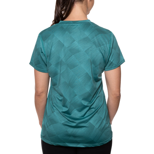 T-shirt rafraîchissant col V femme — La chaleur ne gagne plus