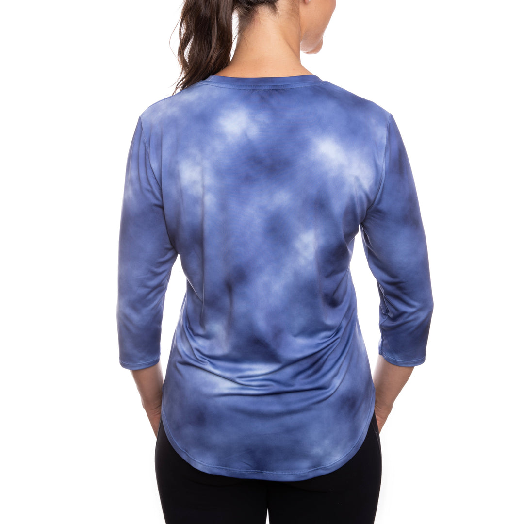 T-shirt rafraîchissant manches 3/4 femme — Ni trop chaud, ni trop froid
