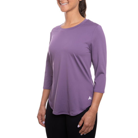 T-shirt rafraîchissant manches 3/4 femme — Ni trop chaud, ni trop froid