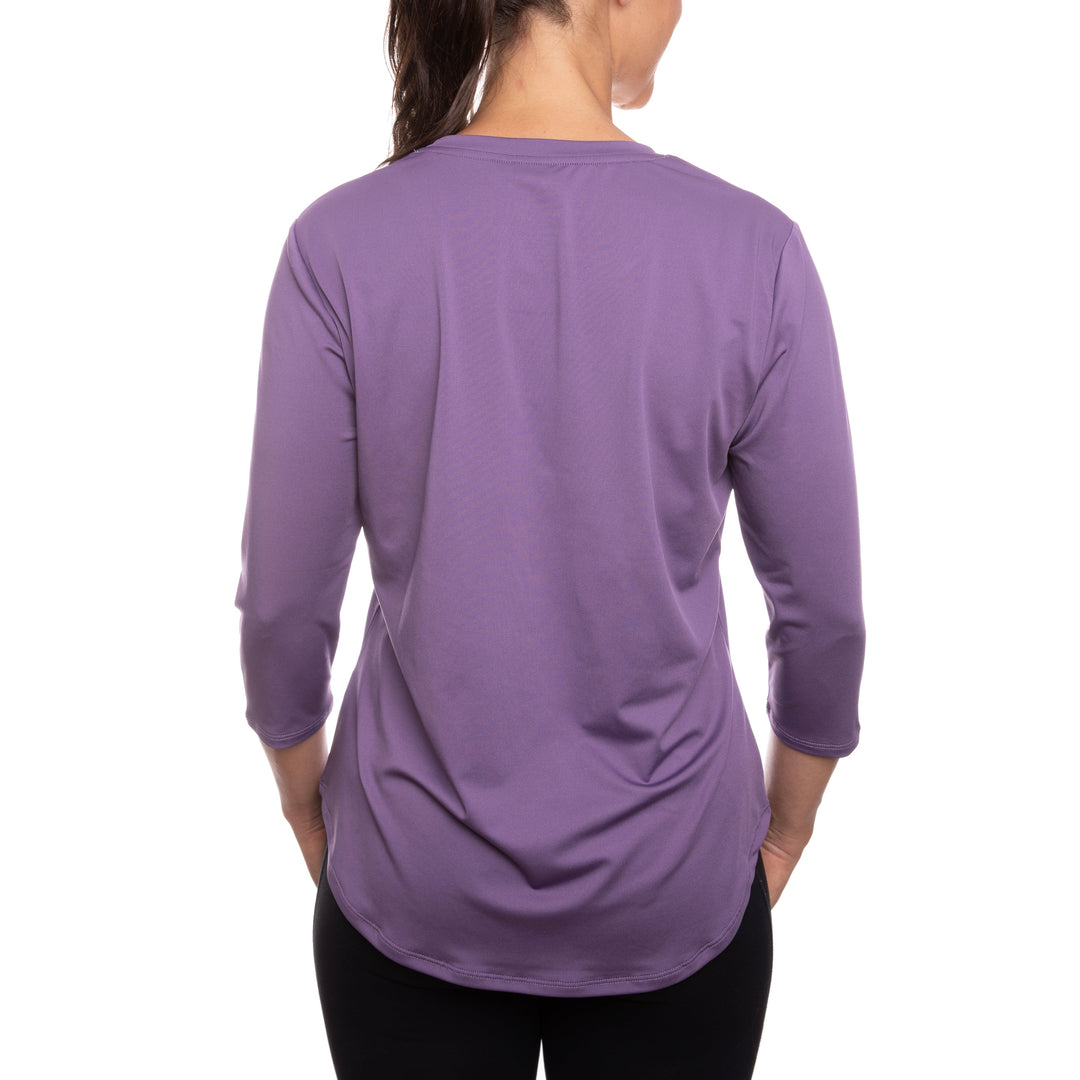 T-shirt rafraîchissant manches 3/4 femme — Ni trop chaud, ni trop froid