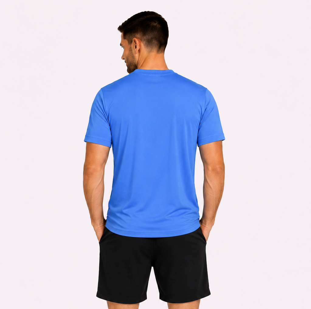 T-shirt rafraîchissant col V homme — Fini le t-shirt qui colle