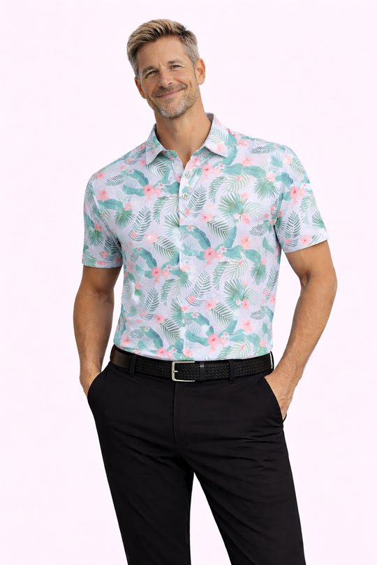 Polo rafraîchissant homme — L'élégance qui ne transpire pas