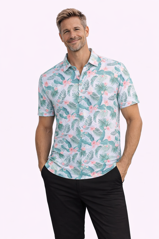 Polo rafraîchissant homme — L'élégance qui ne transpire pas